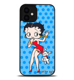 Betty Boop Blue Polkadot P0623 iPhone 12 Case