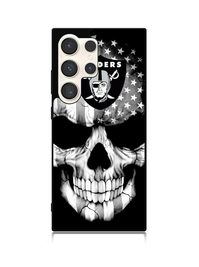 Skull Oakland Raiders Samsung Galaxy S24 Ultra 5G Case