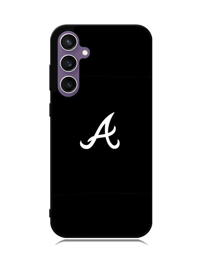 Atlanta braves logo black Samsung Galaxy S23 FE 5G Case