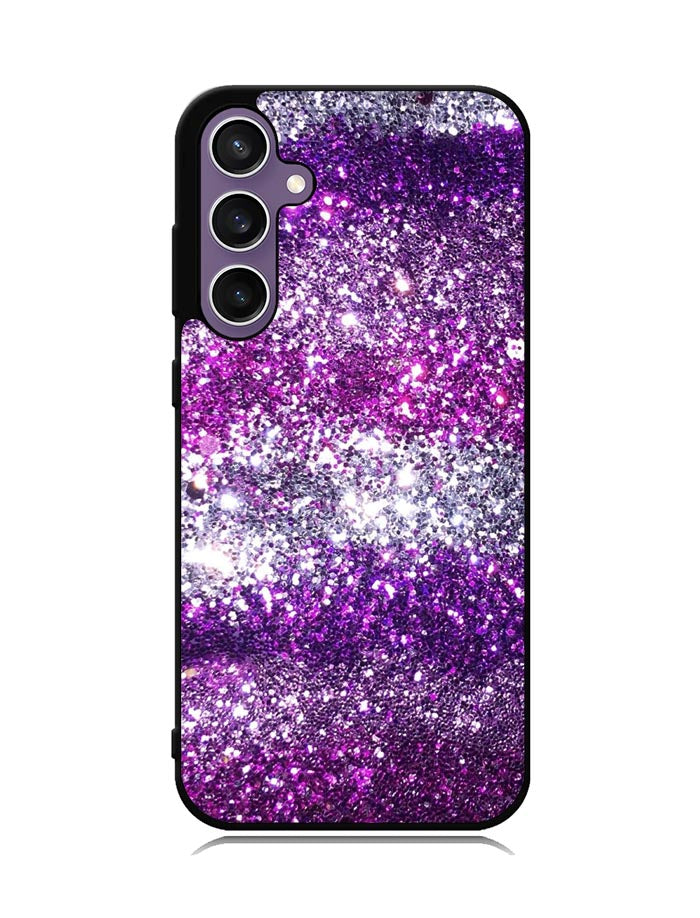 Pink Purple Silver Bling Sparkling Sparkles Samsung Galaxy S23 FE 5G Case