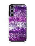 Pink Purple Silver Bling Sparkling Sparkles Samsung Galaxy S23 FE 5G Case