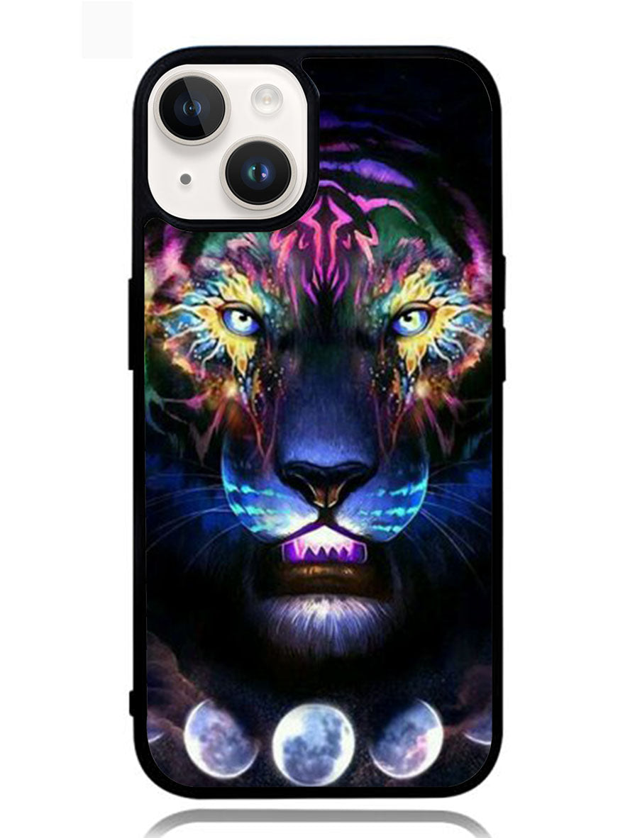 Tiger Neon iPhone 14 Plus Case BLN7008