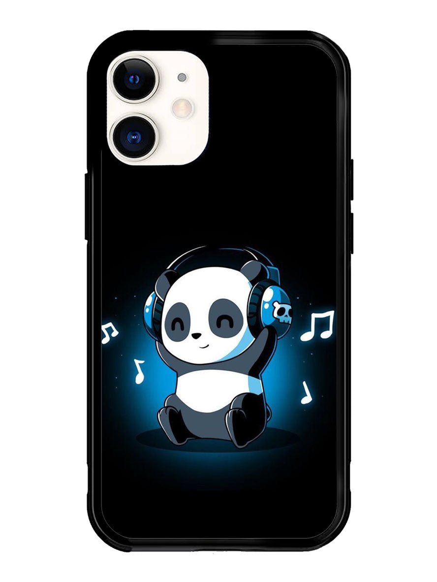 Panda Cute Music iPhone 12 Mini Case