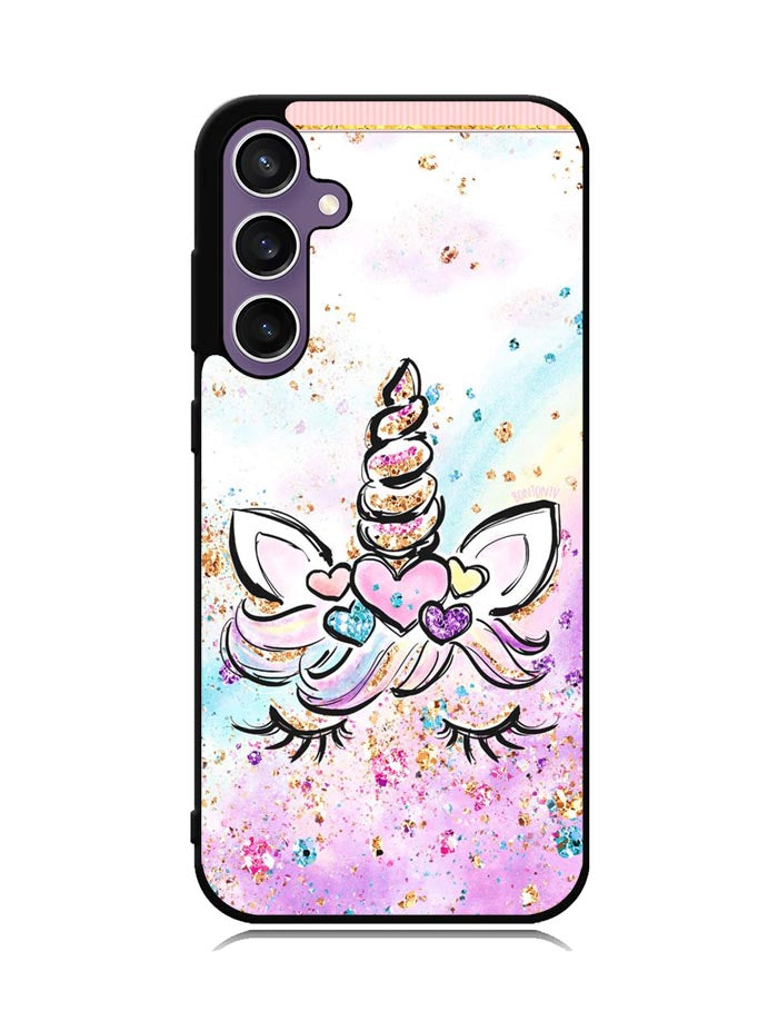 Cute Unicorn Sparkling Samsung Galaxy S23 FE 5G Case