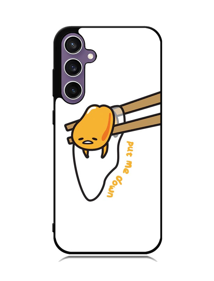 Put Me Down Gudetama Samsung Galaxy S23 FE 5G Case