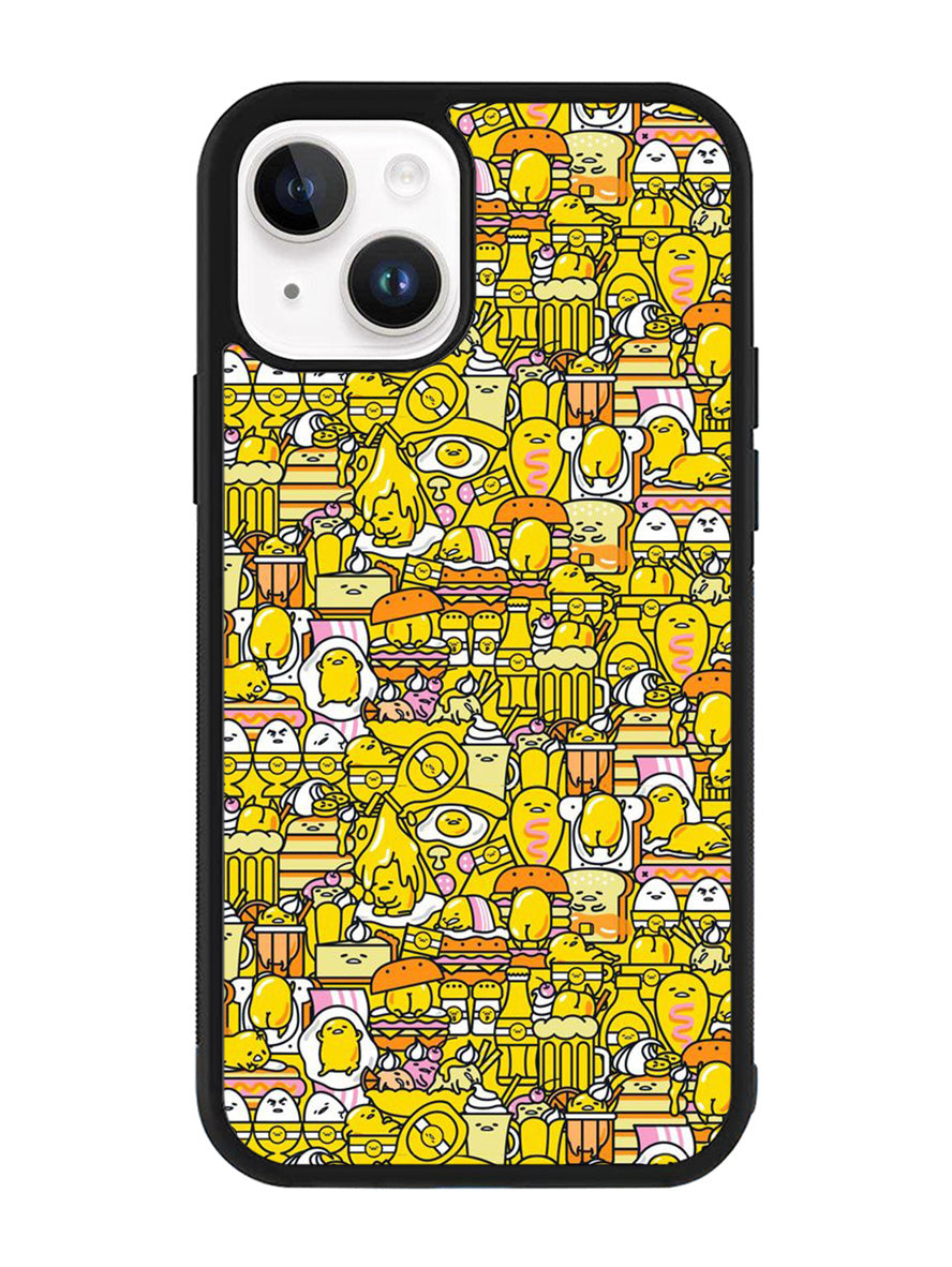 The Gudetama Pattern iPhone 15 Case BLN6901