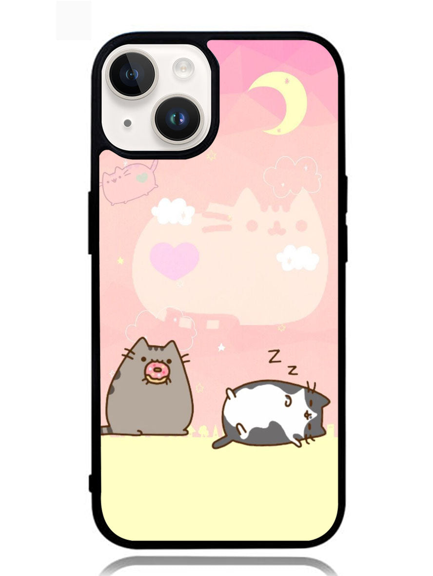 Pusheen The Cat Sleeping iPhone 14 Plus Case