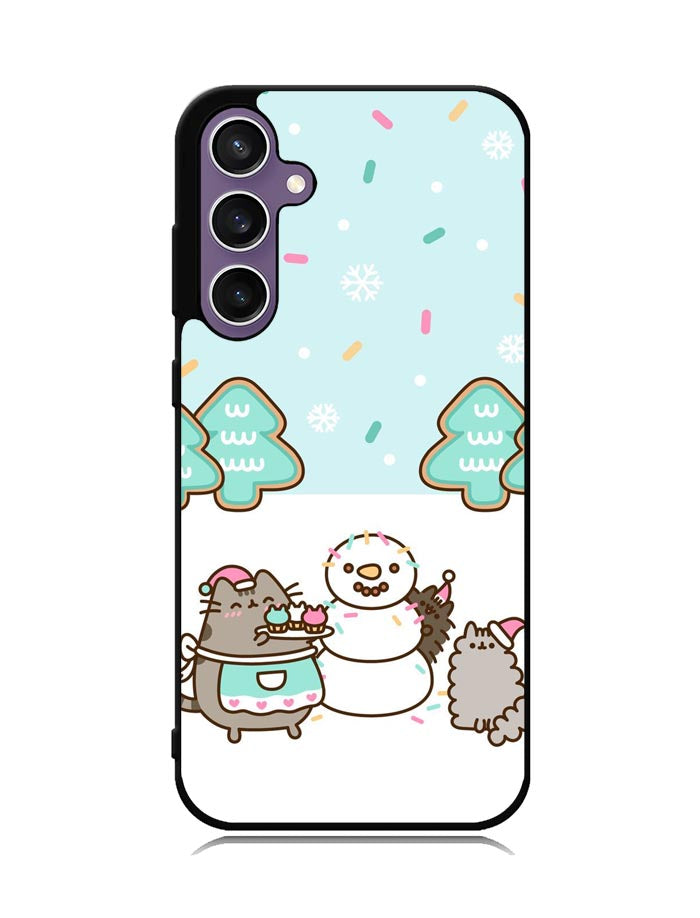 Pusheen The Cat Snow Winter Samsung Galaxy S23 FE 5G Case