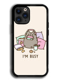 Pusheen The Cat Very Busy iPhone 12 Pro Case