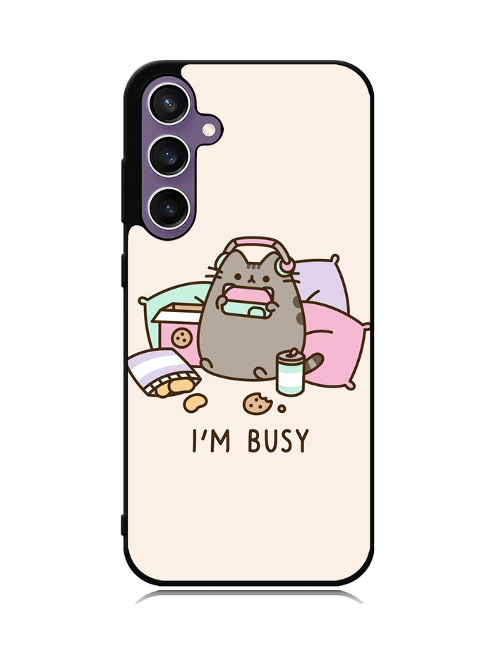 Pusheen The Cat Very Busy Samsung Galaxy S23 FE 5G Case