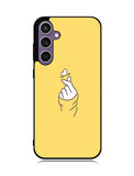 Saranghaeo Hand Love Yellow Samsung Galaxy S23 FE 5G Case
