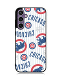 Chicago Cubs Baseball Doodle Samsung Galaxy S23 FE 5G Case