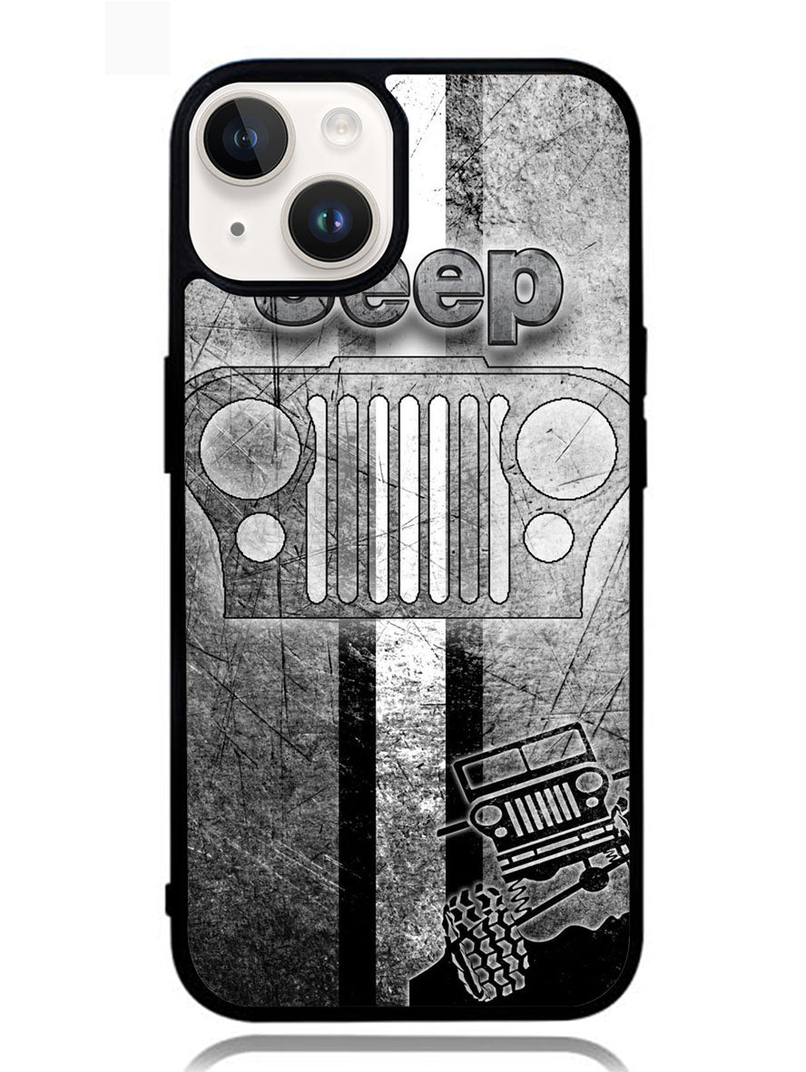 Jeep Grey iPhone 14 Case