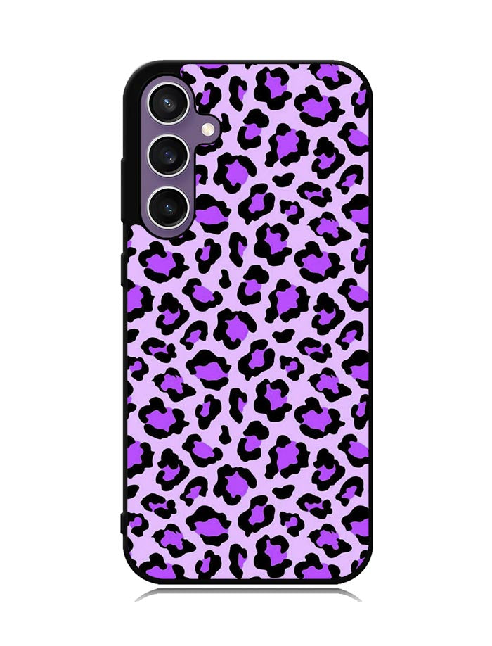 Leopard Purple Pattern Samsung Galaxy S23 FE 5G Case