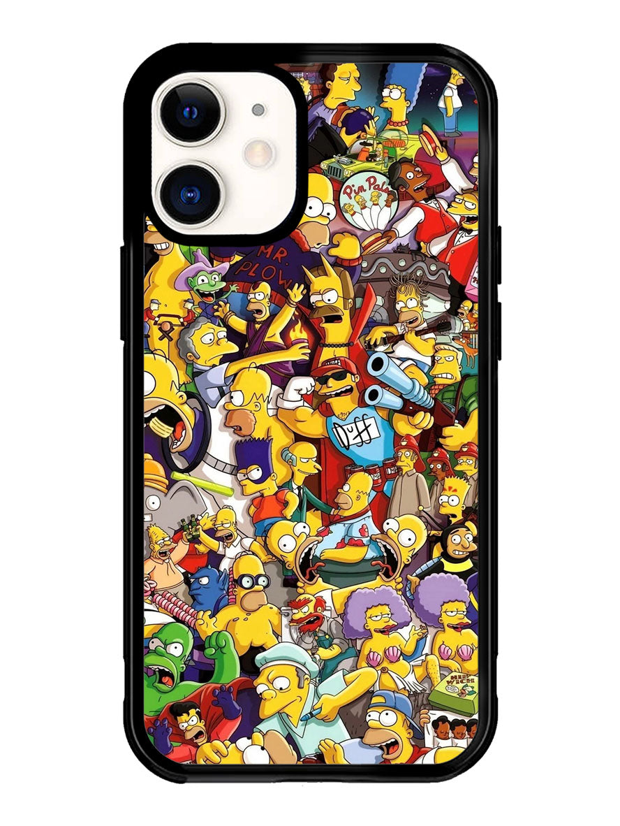 The Simpsons All Characters iPhone 12 Mini Case