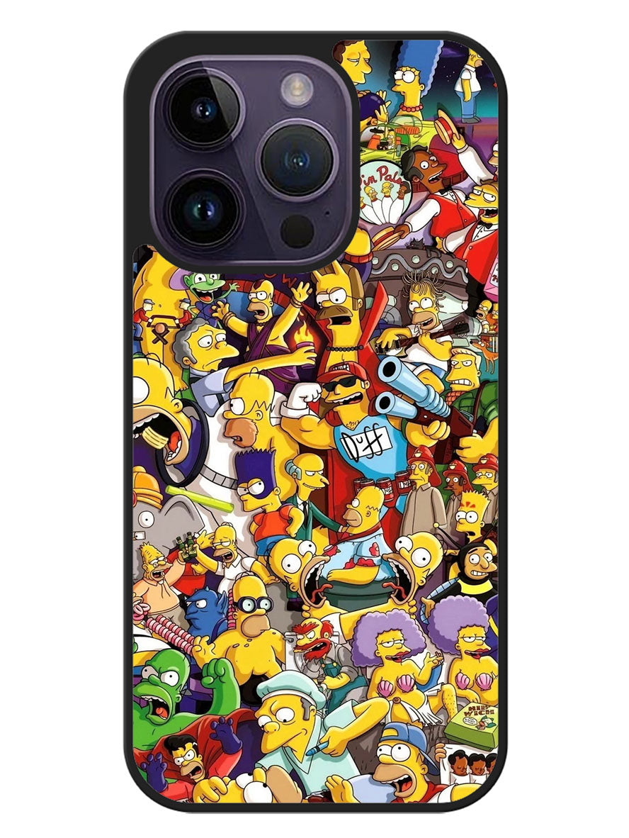 The Simpsons All Characters iPhone 14 Pro Case BLN9898