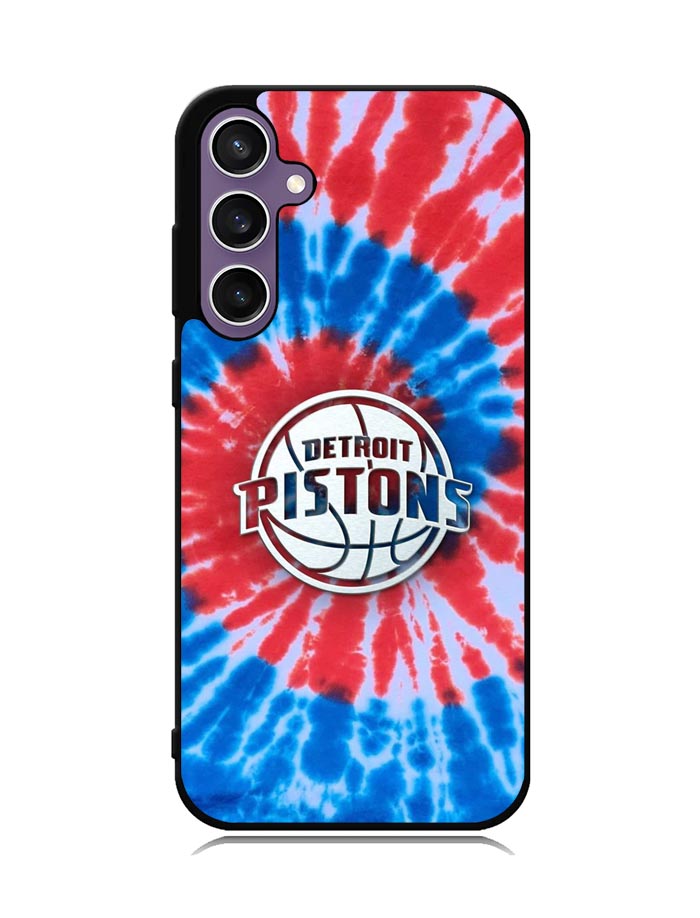 Detroit Pistons Tie Dye Style Logo Samsung Galaxy S23 FE 5G Case